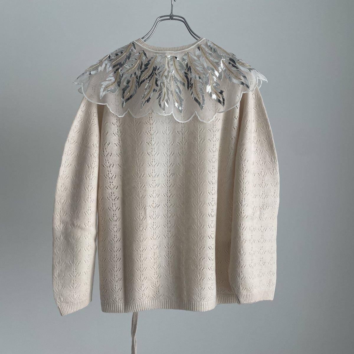 TOWAVASE Panier cardigan(襟付き 1PLY)/28-0028A*KN#IT