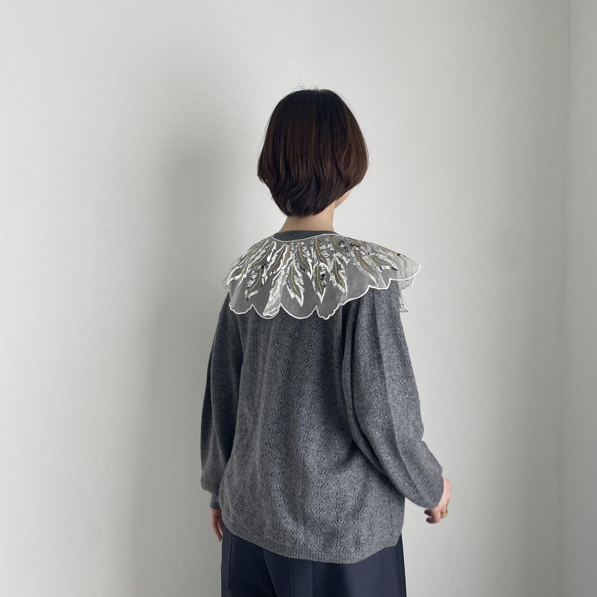 TOWAVASE Panier cardigan(襟付き 1PLY)/28-0028A*KN#IT