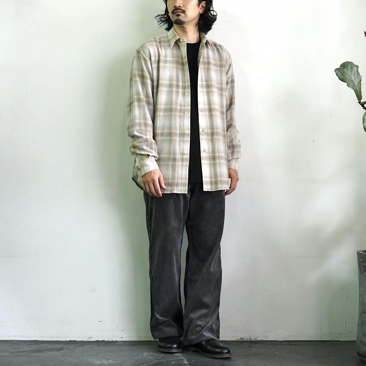 24AW AURALEE AIRY WOOL CHECK SHIRT 3 24AW AURALEE AIRY WOOL CHECK SHIRT 3