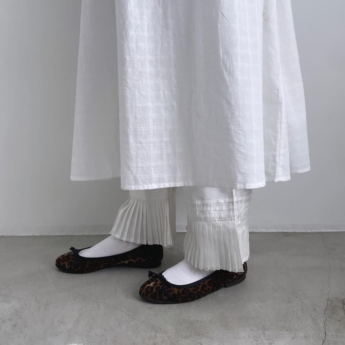 BUNON Kahdi Silk Hem Tuck Pants/BN2352*PT#IT - ARTHUR BUNON Kahdi Silk Hem Tuck Pants/BN2352*PT#IT - ARTHUR