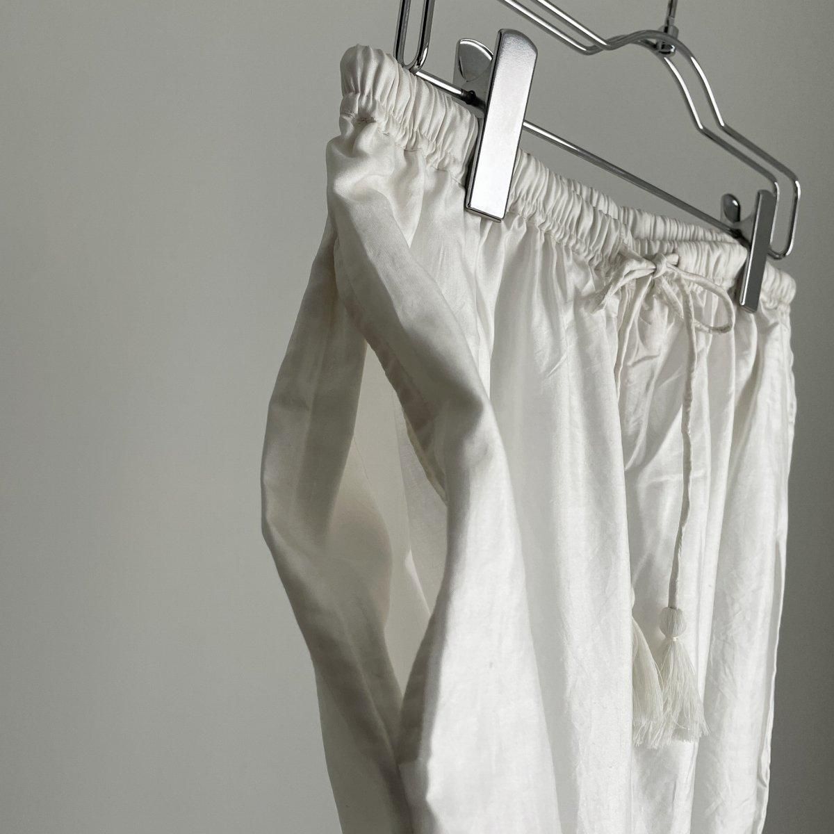 BUNON Kahdi Silk Hem Tuck Pants/BN2352*PT#IT - ARTHUR BUNON Kahdi Silk Hem Tuck Pants/BN2352*PT#IT - ARTHUR