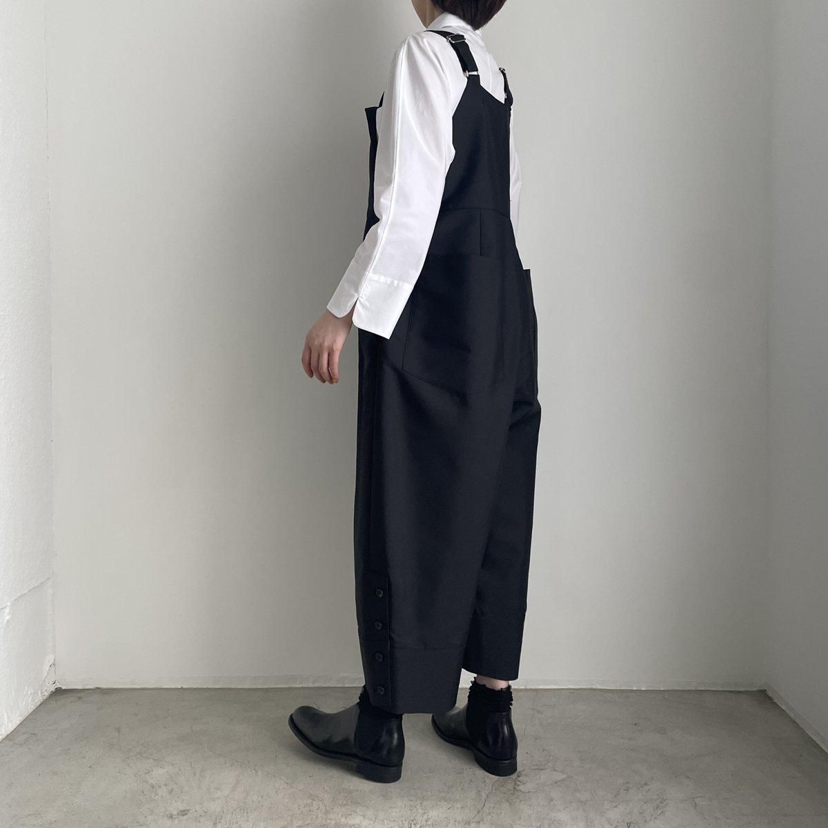 サロペット・オーバーオール・オールインワン TENNE HANDCRAFTED MODERN Black TENNE HANDCRAFTED MODERN｜エッグ オーバーオール “egg