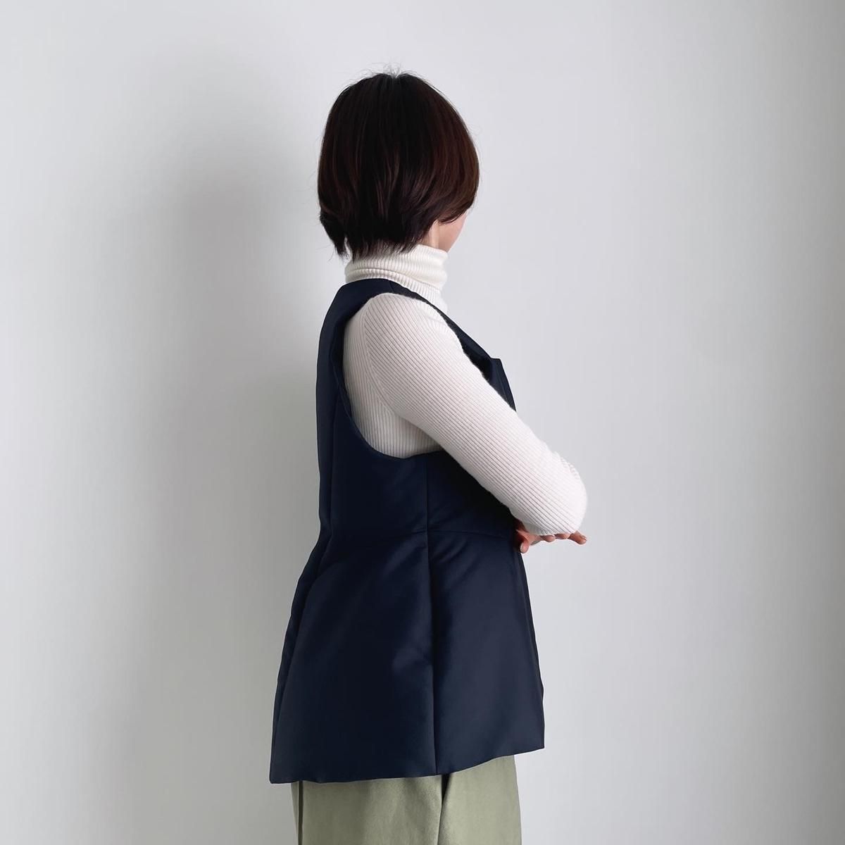 TENNE HANDCRAFTED MODERN padded vest (コットンポリエステル