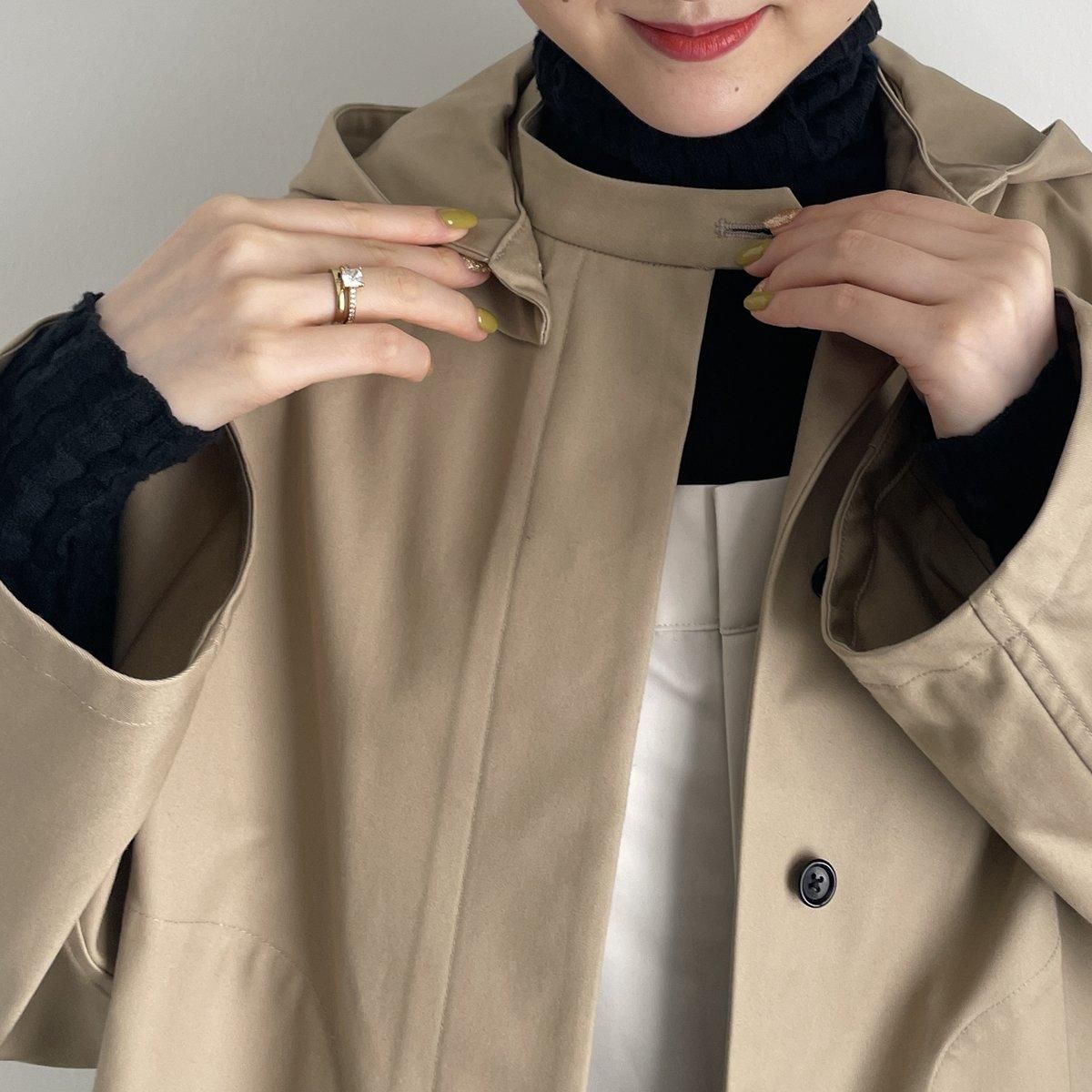 TENNE HANDCRAFTED MODERN short cape coat/0023*CT#IT - ARTHUR TENNE HANDCRAFTED MODERN short cape coat/0023*CT#IT - ARTHUR