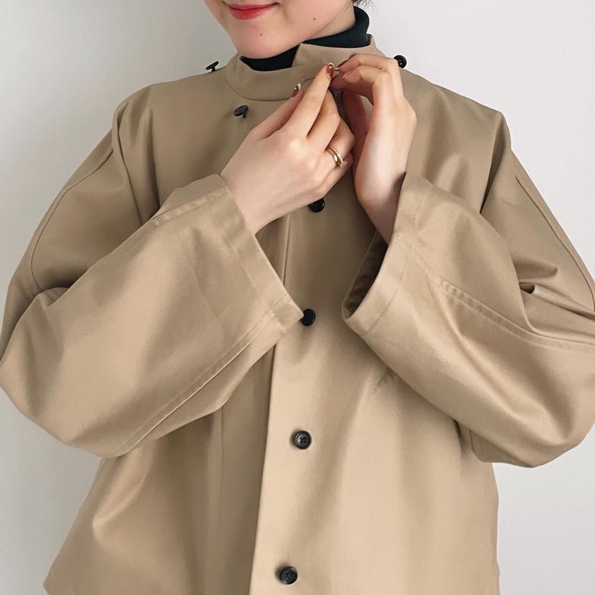 TENNE HANDCRAFTED MODERN short cape coat/0023*CT#IT - ARTHUR TENNE HANDCRAFTED MODERN short cape coat/0023*CT#IT - ARTHUR