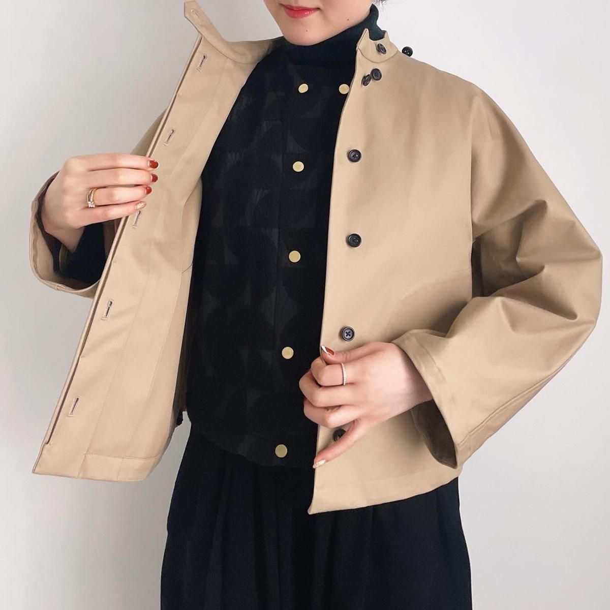TENNE HANDCRAFTED MODERN short cape coat/0023*CT#IT - ARTHUR TENNE HANDCRAFTED MODERN short cape coat/0023*CT#IT - ARTHUR