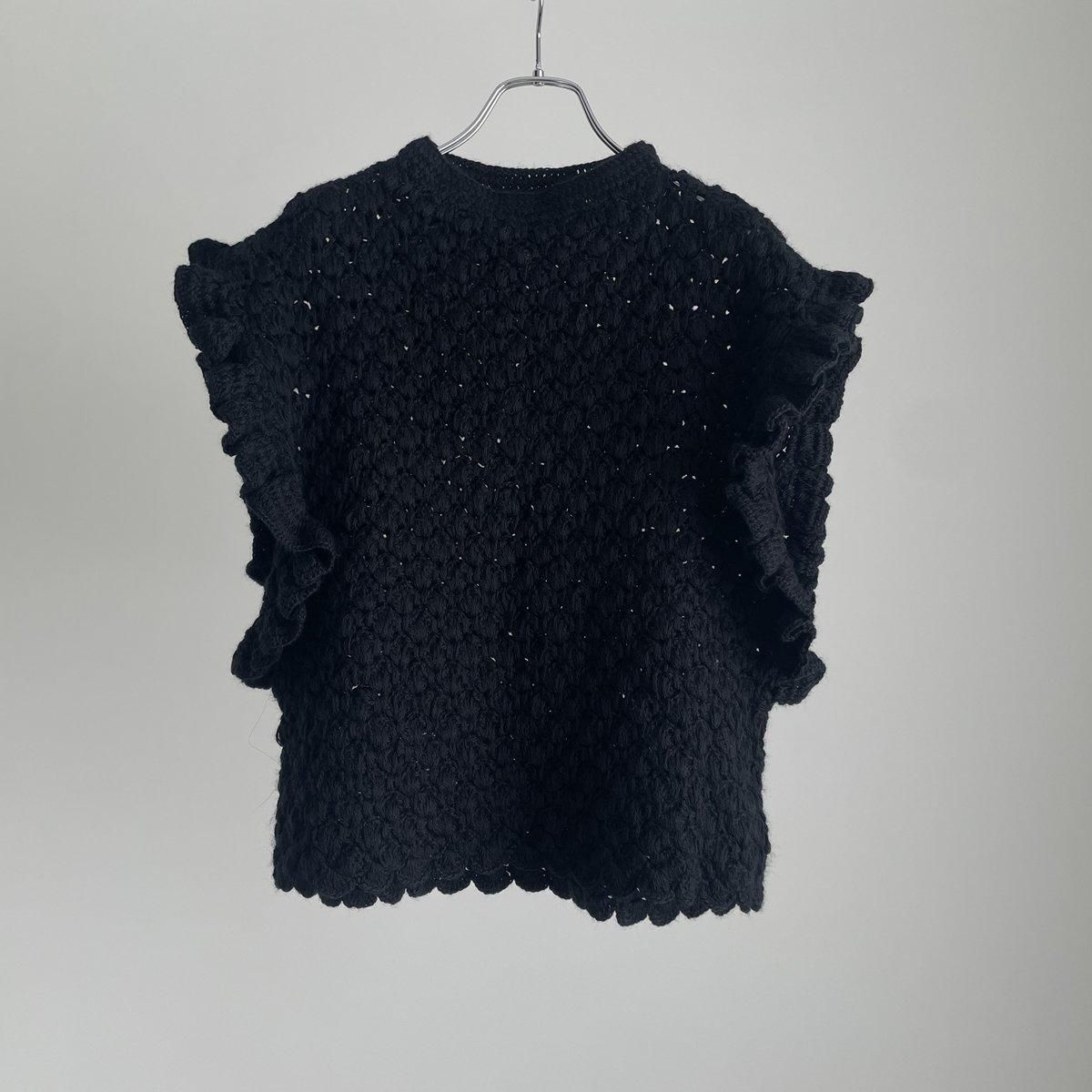 【即完売】BUNON Hand Crochet Gilet 今期即完売】BUNON Hand Crochet Gilet 値引中