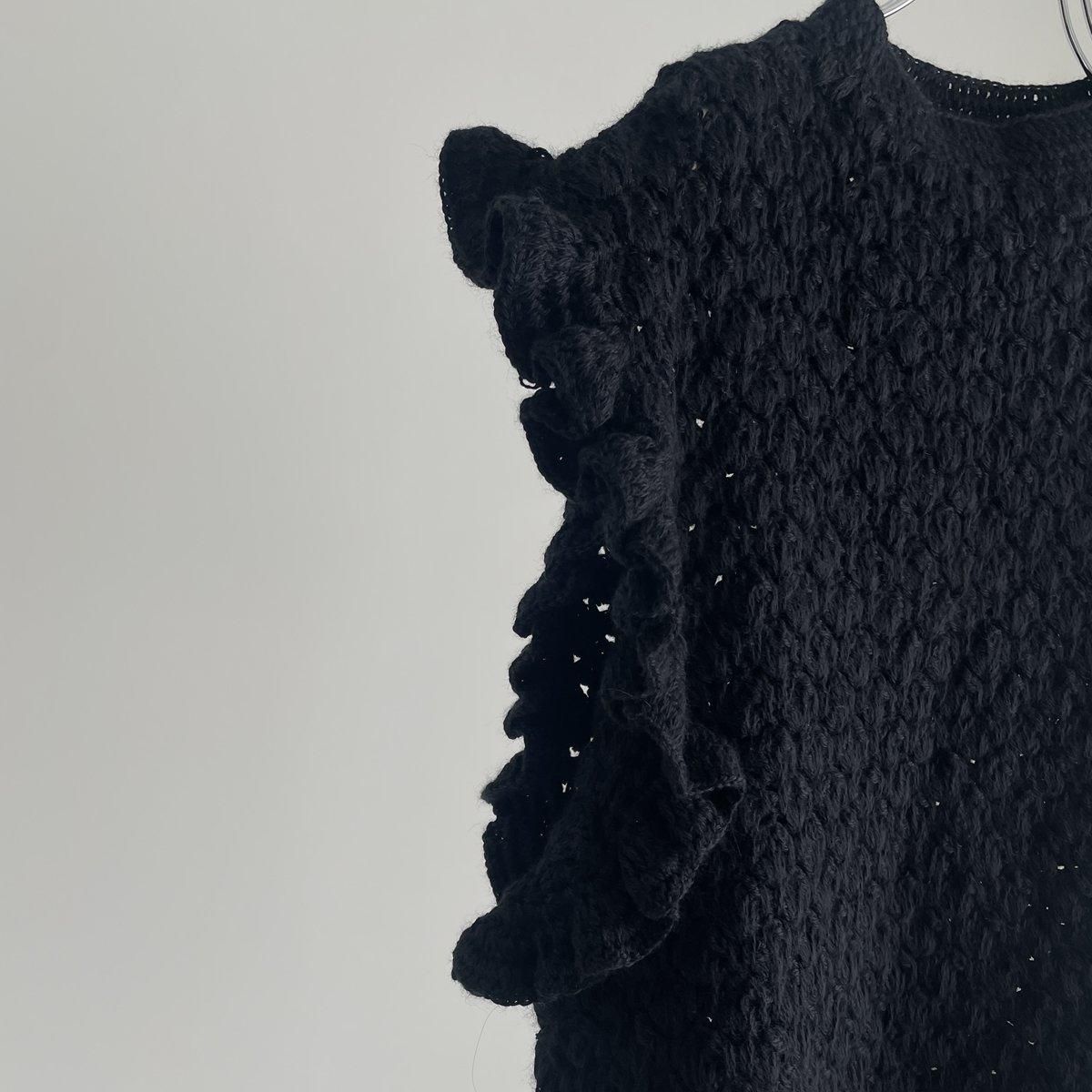 今期即完売】BUNON Hand Crochet Gilet 値引中