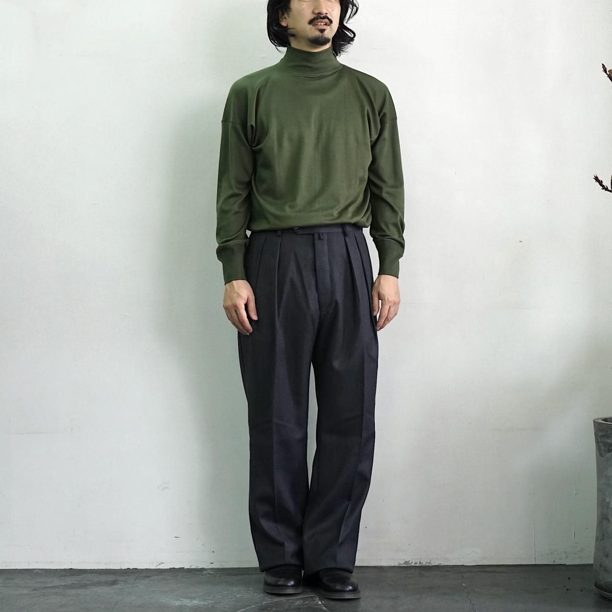 Olde Homesteader Interlock Mil Mock Neck Long Sleeve / US005