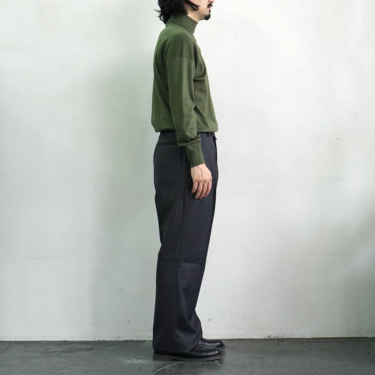 Olde Homesteader Interlock Mil Mock Neck Long Sleeve / US005*CS#GH