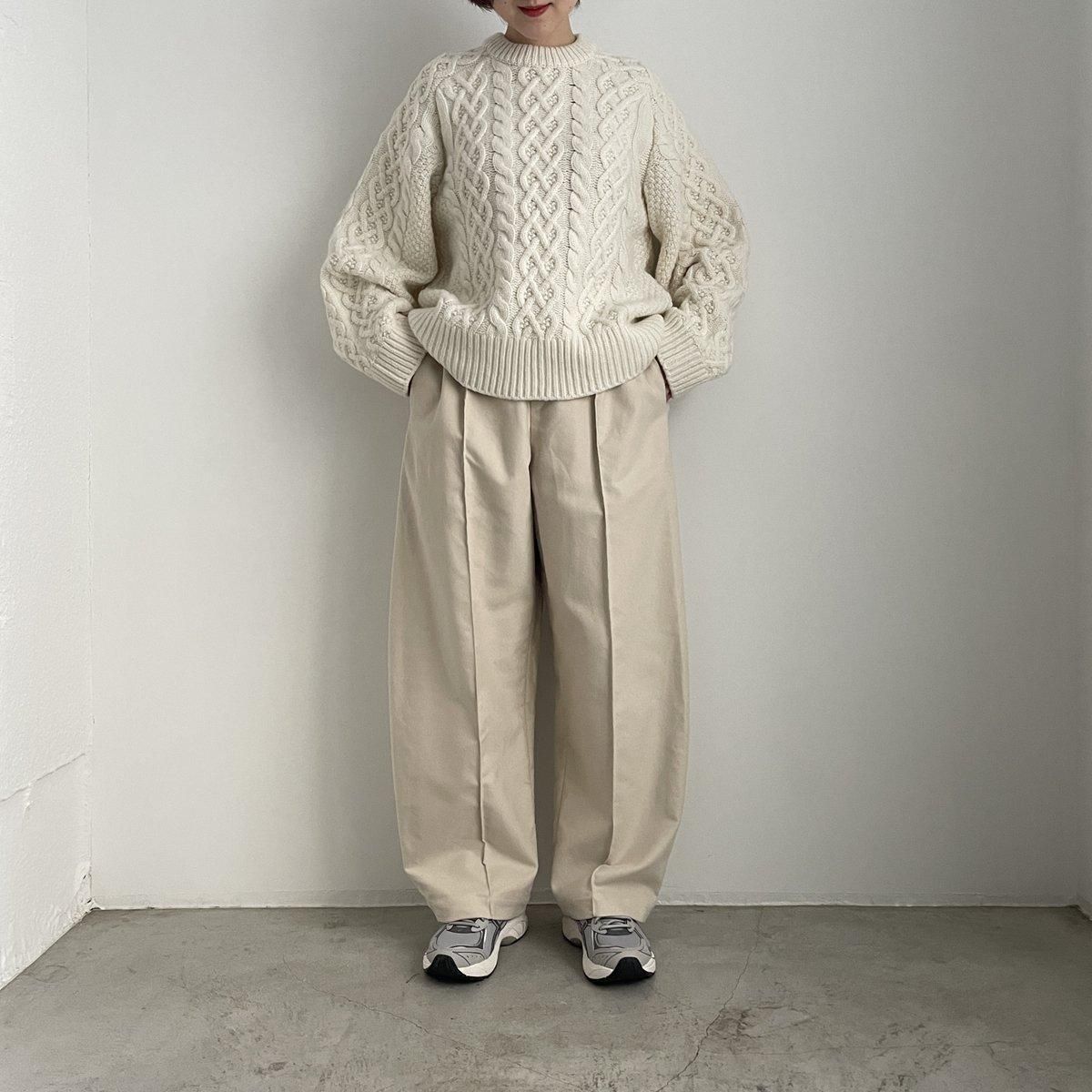 TENNE HANDCRAFTED MODERN curve pants(コットンモールスキン TENNE HANDCRAFTED MODERN curve pants(コットンモールスキン