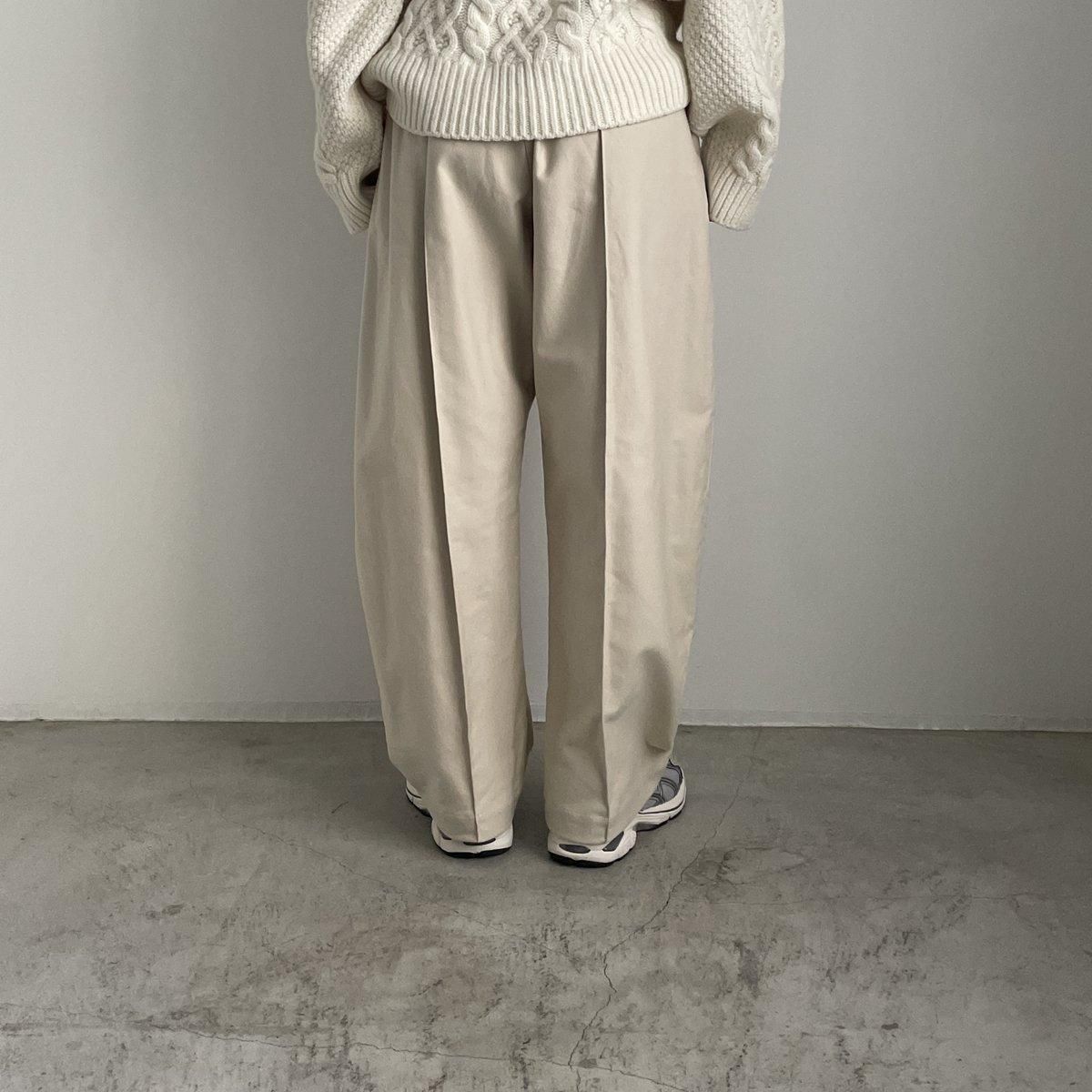TENNE HANDCRAFTED MODERN curve pants(コットンモールスキン TENNE HANDCRAFTED MODERN curve pants(コットンモールスキン