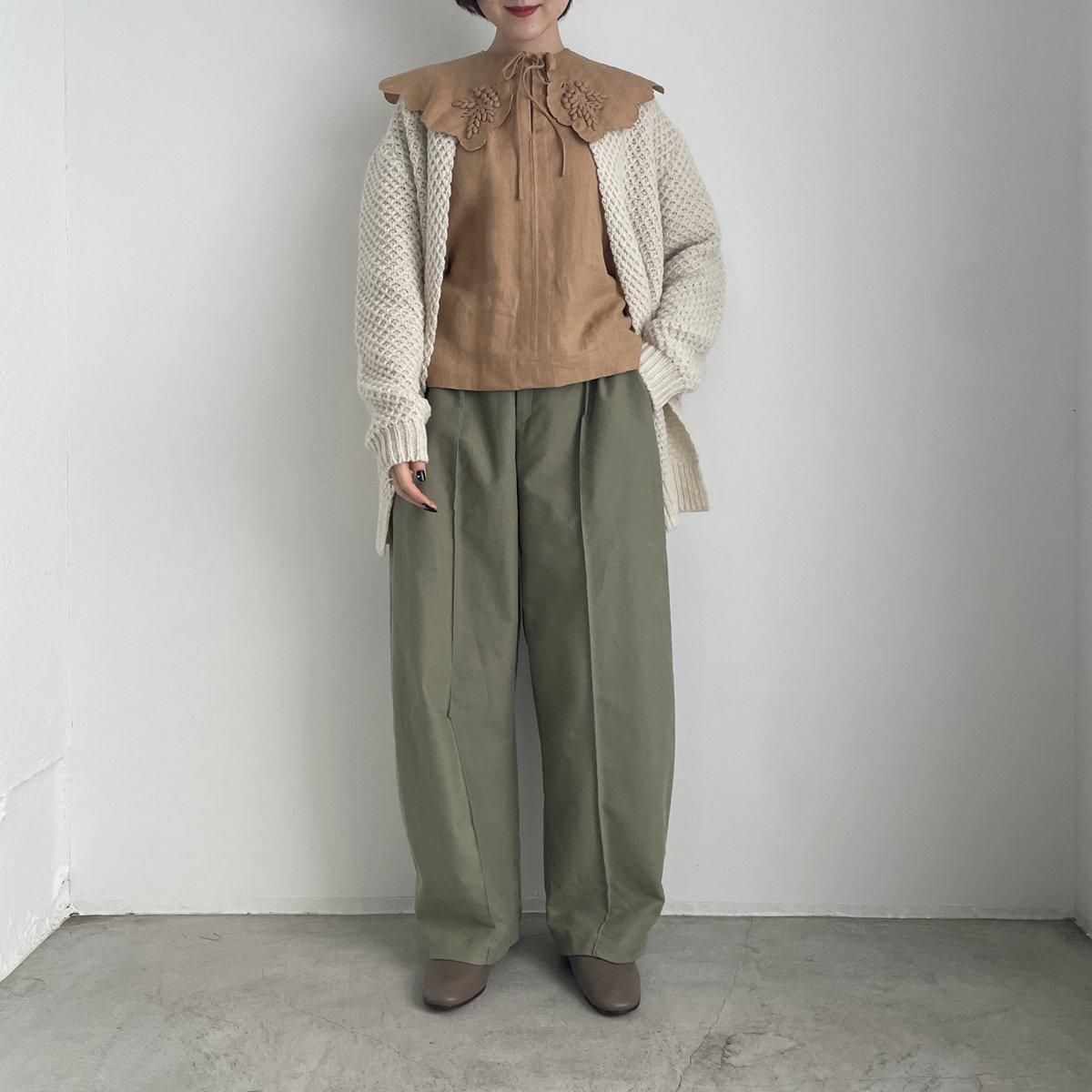 TENNE HANDCRAFTED MODERN curve pants(コットンモールスキン TENNE HANDCRAFTED MODERN curve pants(コットンモールスキン