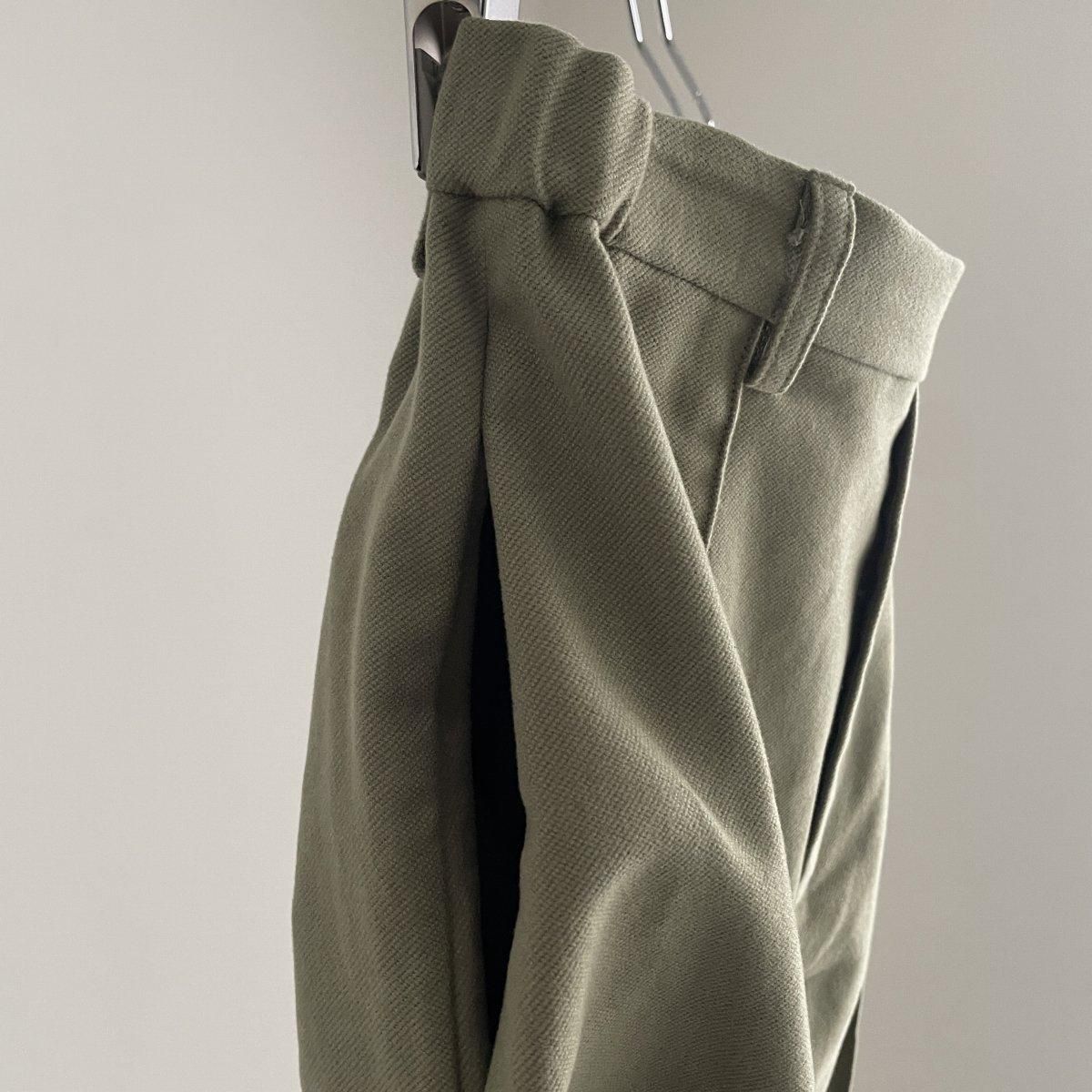 TENNE HANDCRAFTED MODERN curve pants(コットンモールスキン TENNE HANDCRAFTED MODERN curve pants(コットンモールスキン
