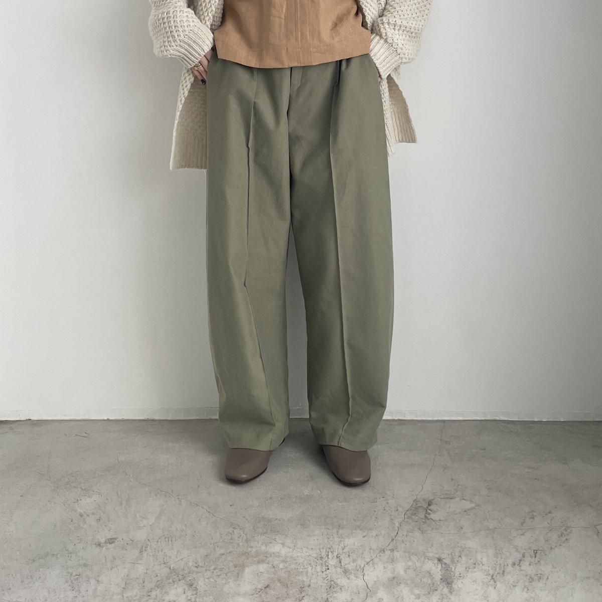 TENNE HANDCRAFTED MODERN curve pants(コットンモールスキン TENNE HANDCRAFTED MODERN curve pants(コットンモールスキン