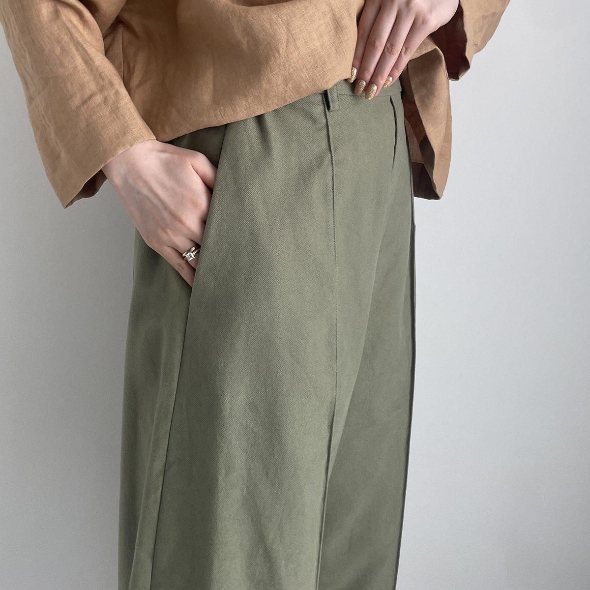 TENNE HANDCRAFTED MODERN curve pants(コットンモールスキン TENNE HANDCRAFTED MODERN curve pants(コットンモールスキン