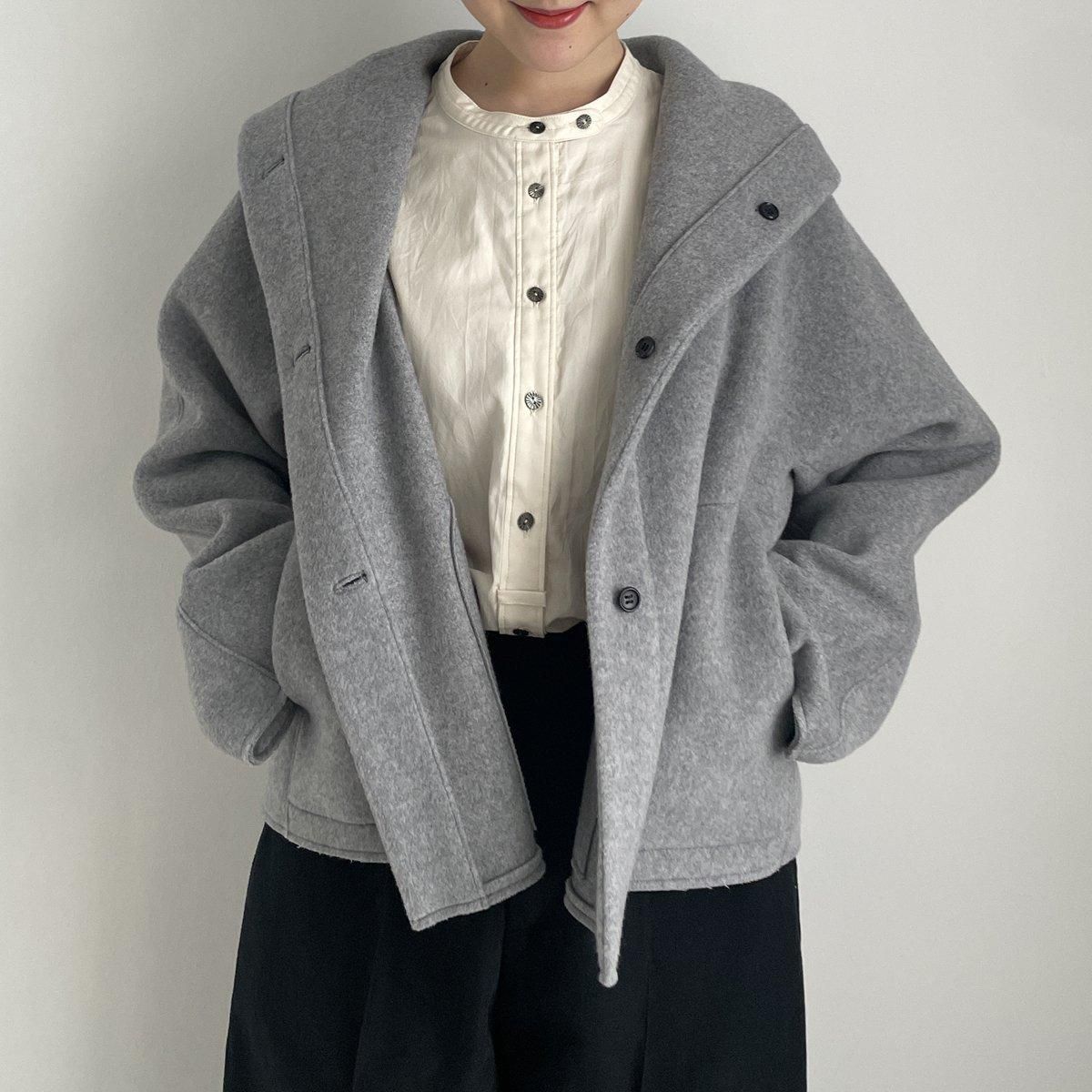 TENNE HANDCRAFTED MODERN｜SUPER140s ウール ショート フード