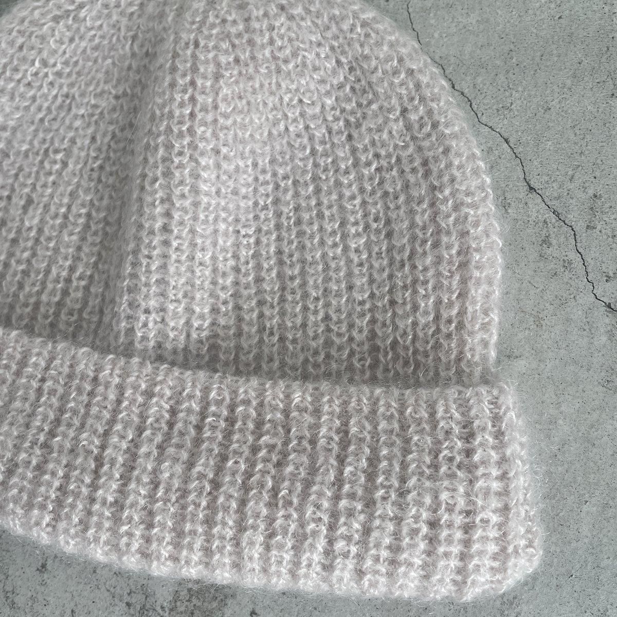 chisaki Ao モヘヤシルクニット帽 *HA#IT* - ARTHUR FASHION WORLD chisaki Ao モヘヤシルクニット帽 *HA#IT* - ARTHUR FASHION WORLD