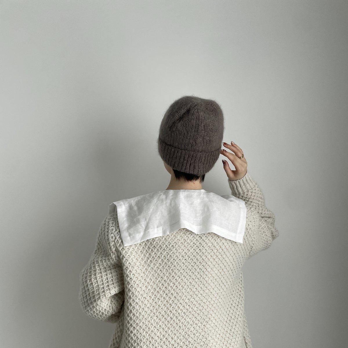 chisaki チサキ　ベージュ ニット帽子　新品 楽天市場】chisaki チサキ モヘヤ ブレンド リブ ニット