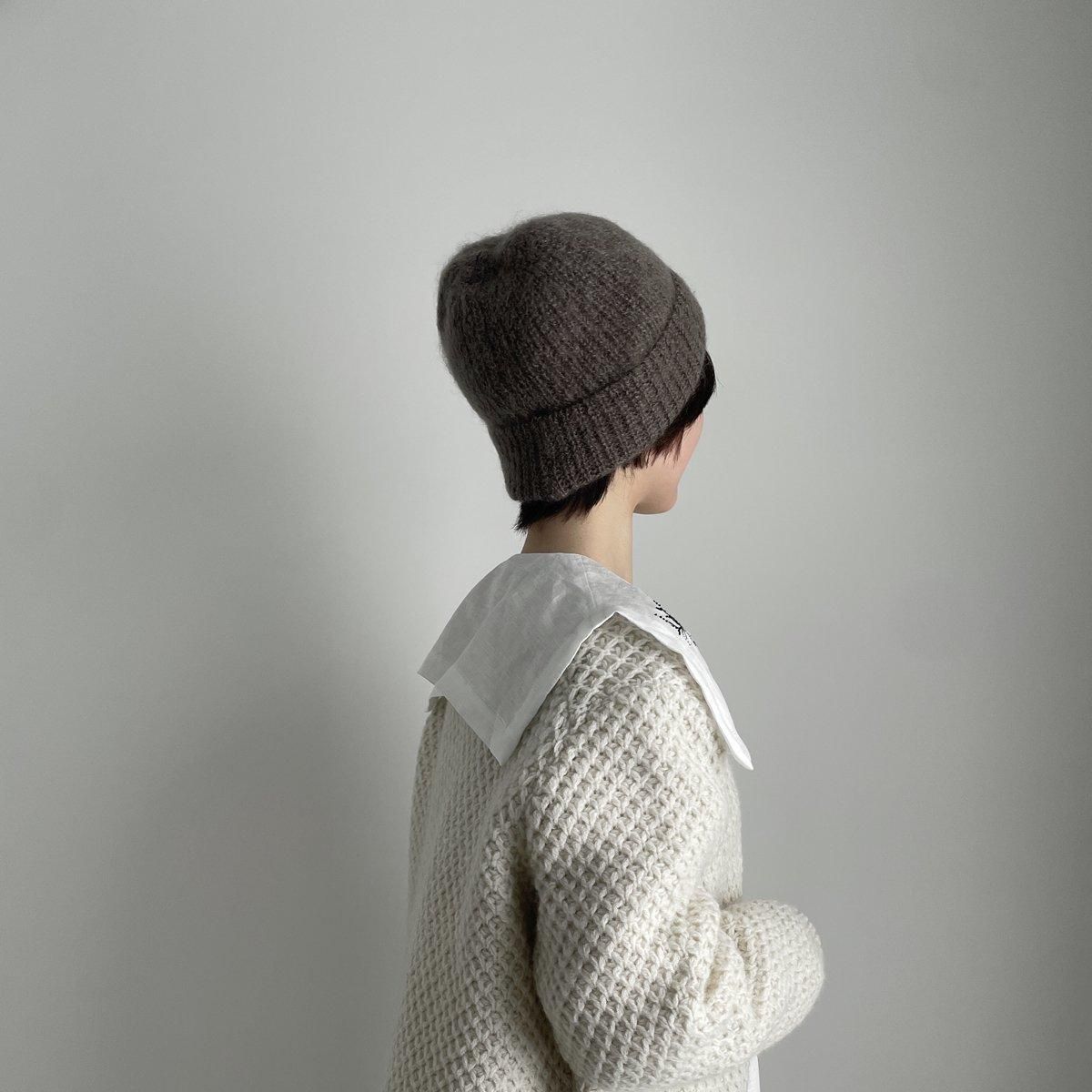 chisaki Ao モヘヤシルクニット帽 *HA#IT* - ARTHUR FASHION WORLD