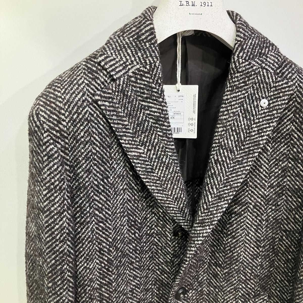 セール30%off】エルビーエム 大柄ヘリンボーン シングル セール30%off】エルビーエム 大柄ヘリンボーン シングル
