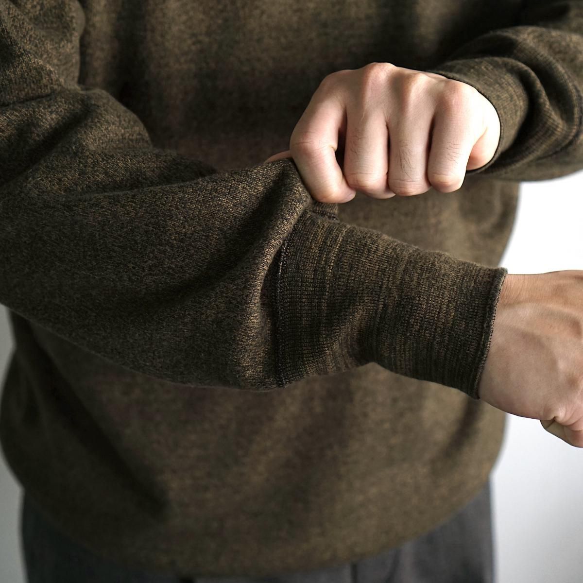 Olde Homesteader BOTTLE NECK SWEATER / US018*CL#GH - ARTHUR