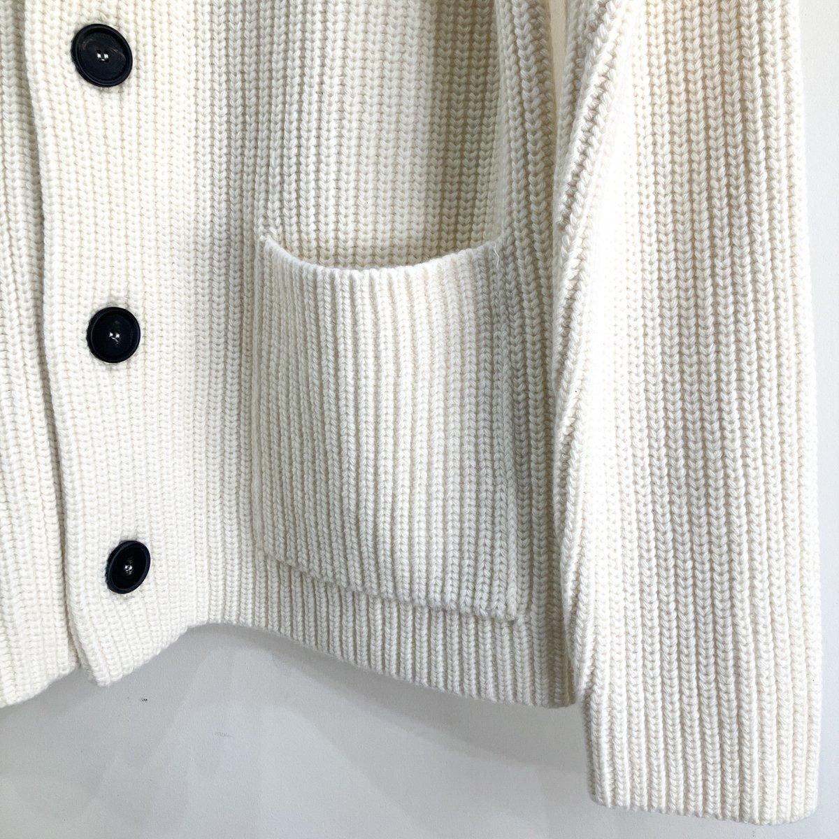 ✨未使用級✨L L相当 タリアトーレ カーディガン ショールカラー ウール 近年 美品 タリアトーレ ショールカラー ニットカーディガン 46 M相当