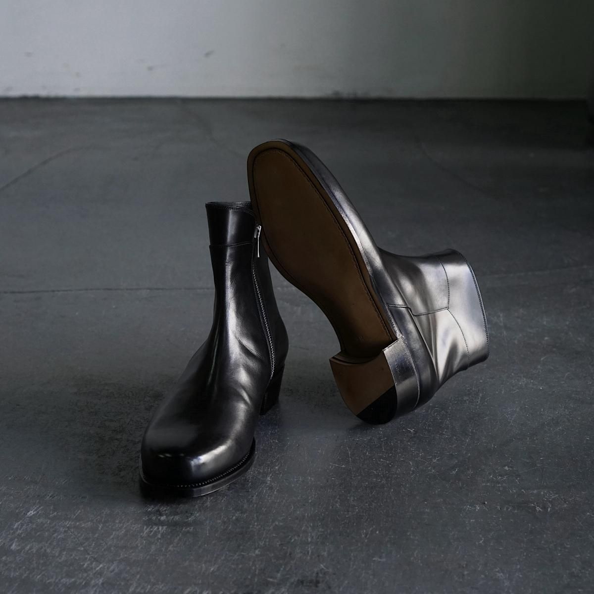 Post Production Side Zip Boots *CA#GH - ARTHUR FASHION WORLD Post Production Side Zip Boots *CA#GH - ARTHUR FASHION WORLD
