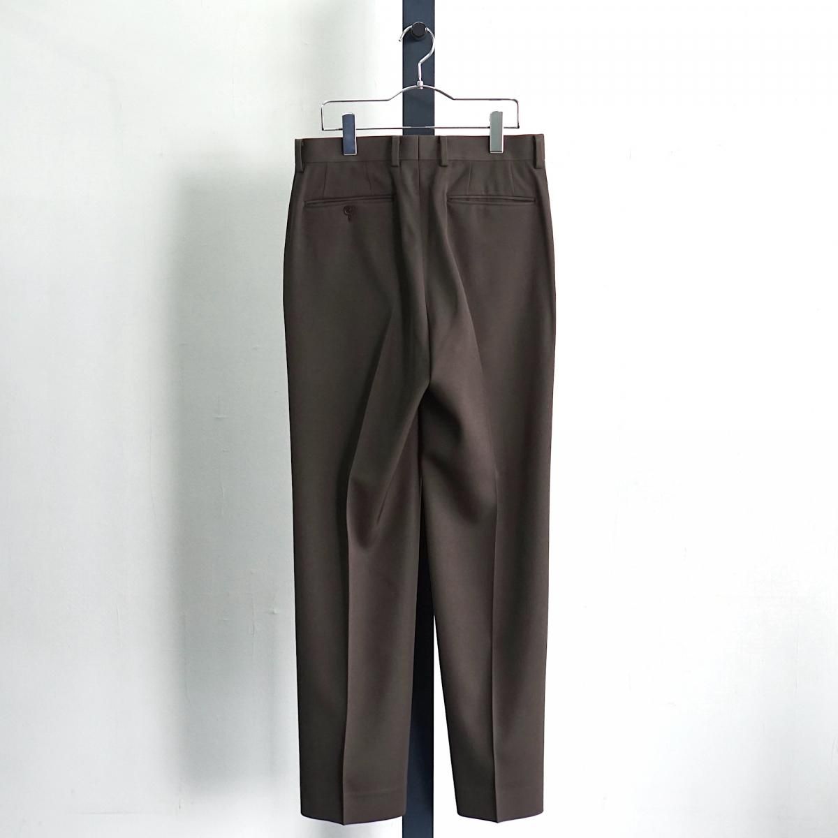 25SS AURALEE LIGHT WOOL MAX GABARDINE SLACKS / A25SP02MG*PT 25SS AURALEE LIGHT WOOL MAX GABARDINE SLACKS / A25SP02MG*PT