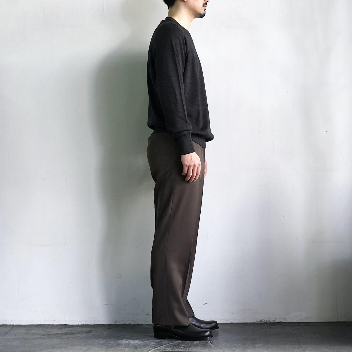 25SS AURALEE LIGHT WOOL MAX GABARDINE SLACKS / A25SP02MG*PT 25SS AURALEE LIGHT WOOL MAX GABARDINE SLACKS / A25SP02MG*PT