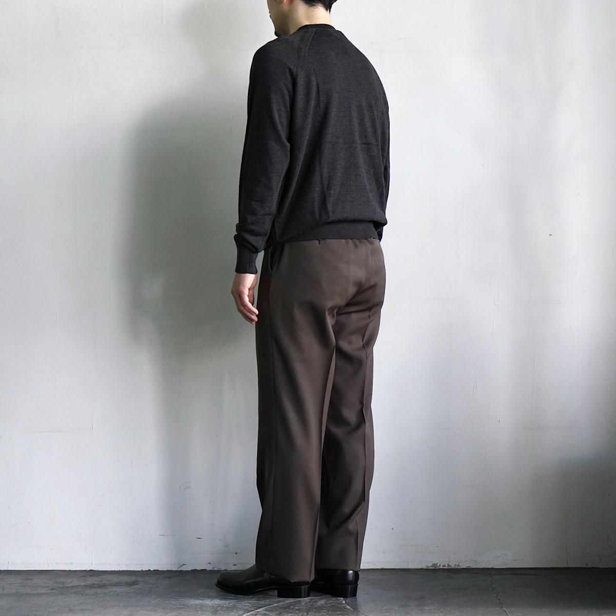 25SS AURALEE LIGHT WOOL MAX GABARDINE SLACKS / A25SP02MG*PT 25SS AURALEE LIGHT WOOL MAX GABARDINE SLACKS / A25SP02MG*PT