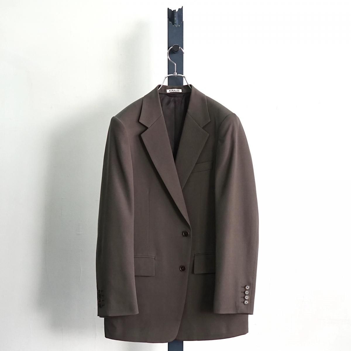 25SS AURALEE LIGHT WOOL MAX GABARDINE JACKET / A25SJ01MG*JK 25SS AURALEE LIGHT WOOL MAX GABARDINE JACKET / A25SJ01MG*JK