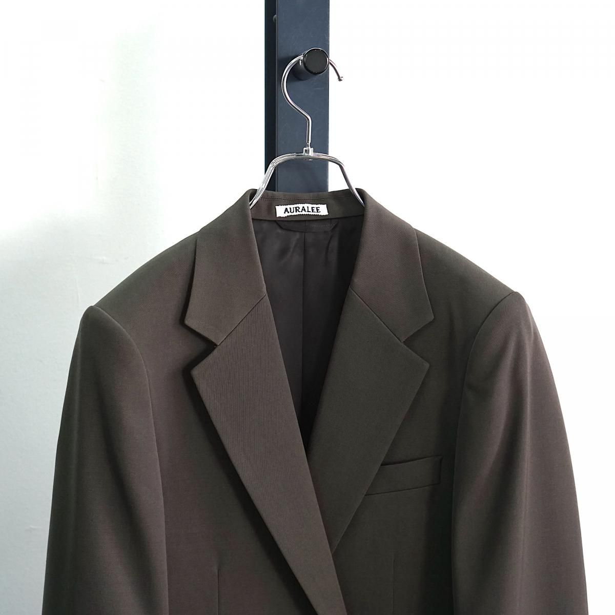 25SS AURALEE LIGHT WOOL MAX GABARDINE JACKET / A25SJ01MG*JK 25SS AURALEE LIGHT WOOL MAX GABARDINE JACKET / A25SJ01MG*JK