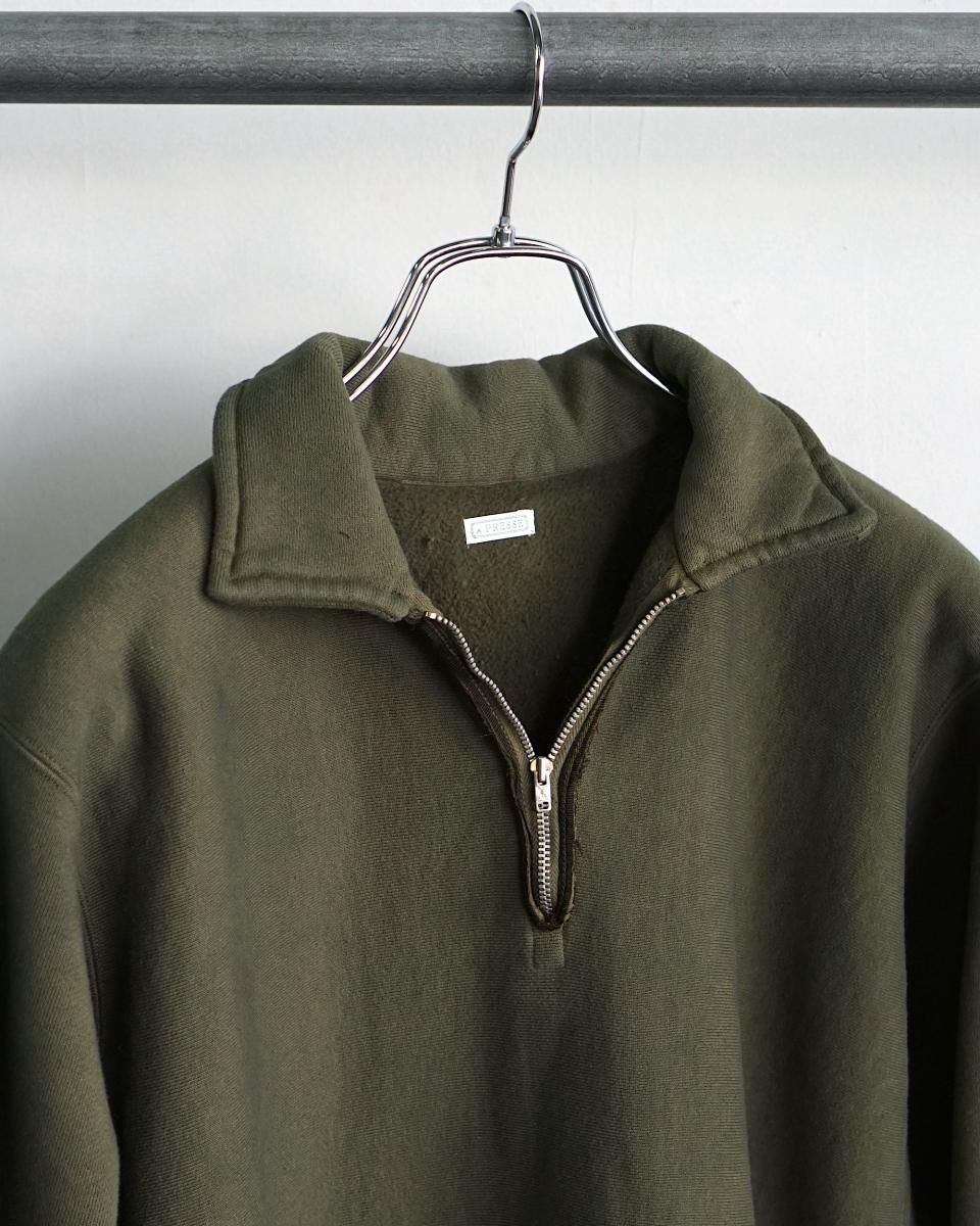 A.PRESSE 2025 Style 1 Vintage Half Zip Sweat Shirt / 25SAP A.PRESSE 2025 Style 1 Vintage Half Zip Sweat Shirt / 25SAP