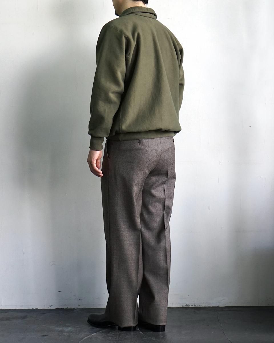 A.PRESSE 2025 Style 1 Vintage Half Zip Sweat Shirt / 25SAP