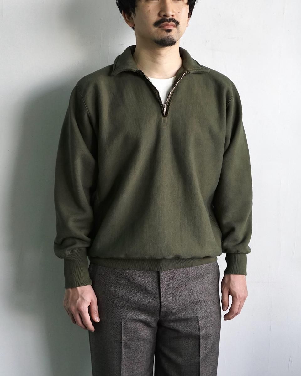 A.PRESSE 2025 Style 1 Vintage Half Zip Sweat Shirt / 25SAP A.PRESSE 2025 Style 1 Vintage Half Zip Sweat Shirt / 25SAP