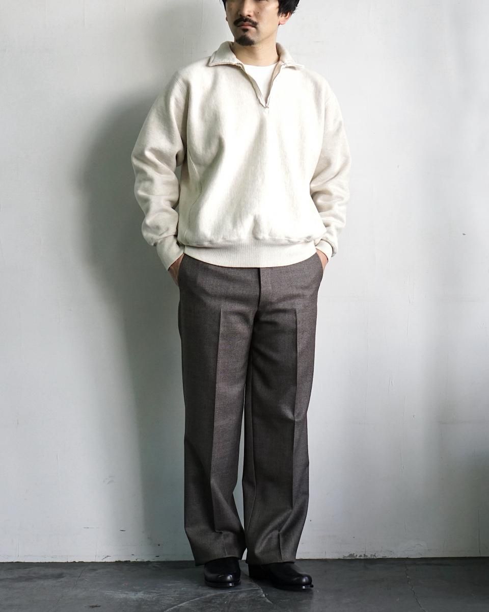 A.PRESSE 2025 Style 1 Vintage Half Zip Sweat Shirt / 25SAP A.PRESSE 2025 Style 1 Vintage Half Zip Sweat Shirt / 25SAP