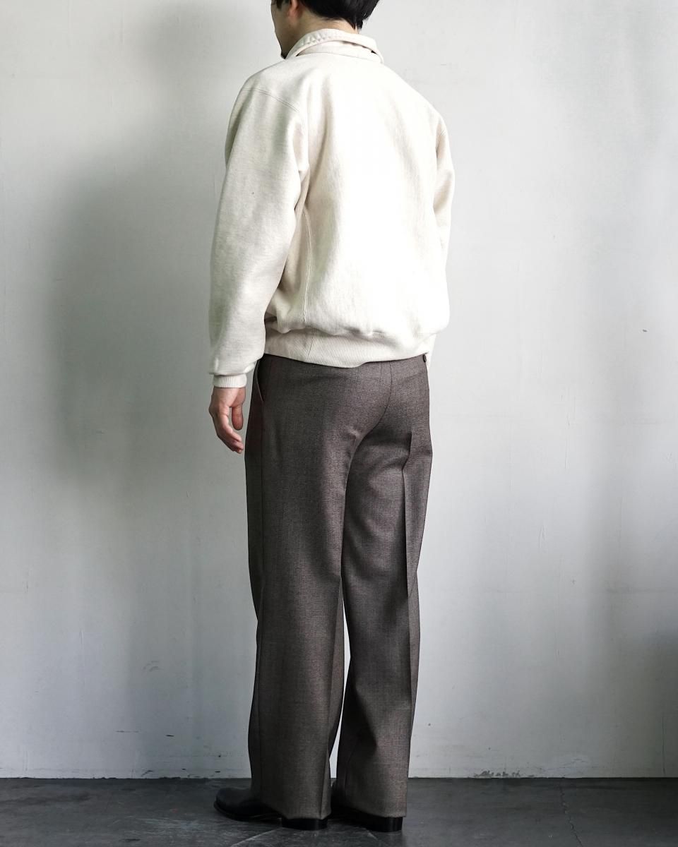 A.PRESSE 2025 Style 1 Vintage Half Zip Sweat Shirt / 25SAP