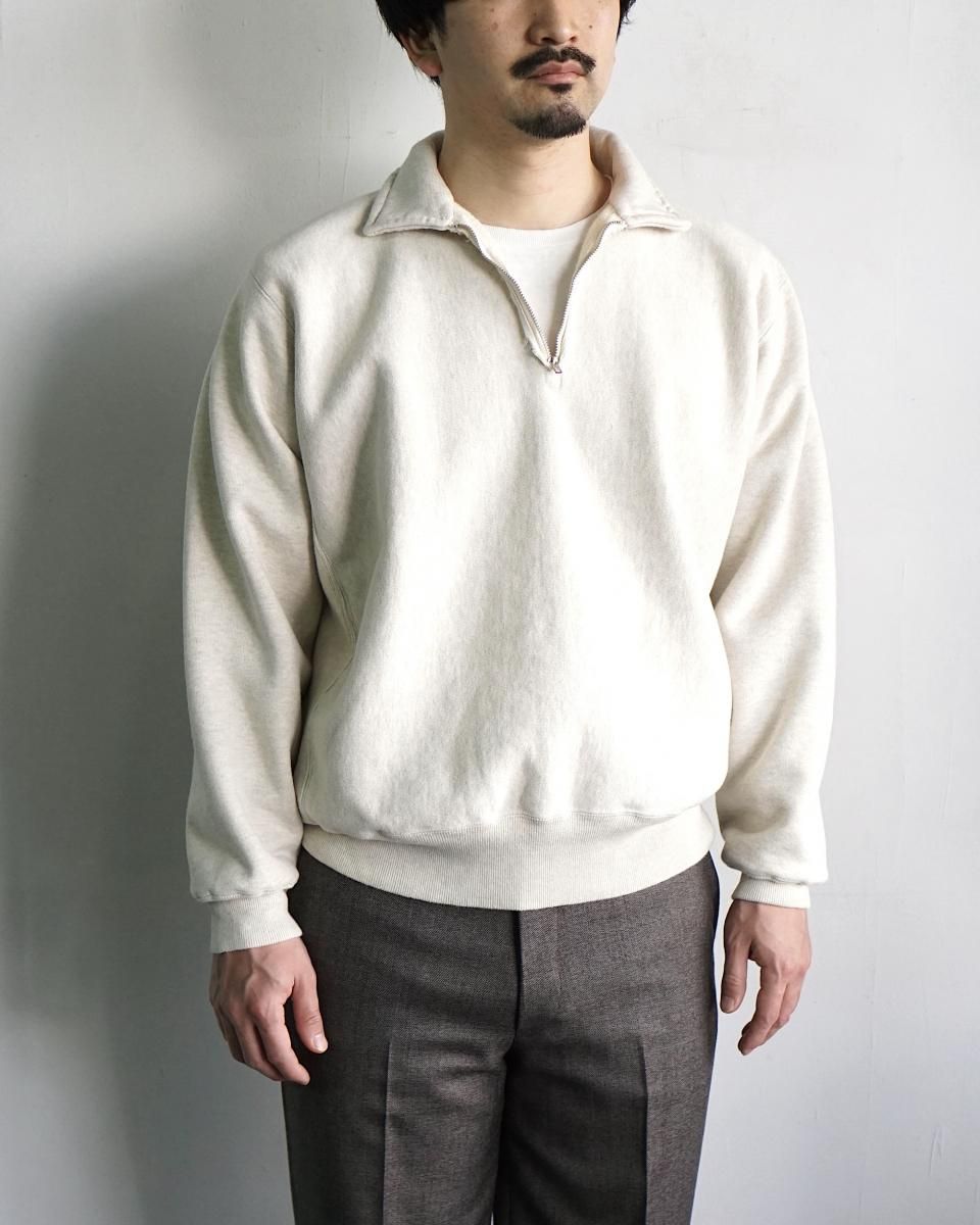 A.PRESSE 2025 Style 1 Vintage Half Zip Sweat Shirt / 25SAP A.PRESSE 2025 Style 1 Vintage Half Zip Sweat Shirt / 25SAP