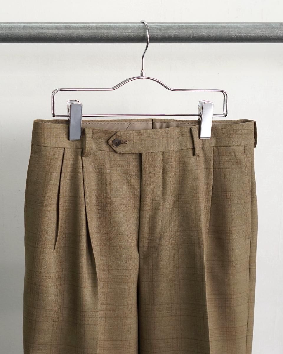25SS AURALEE BLUEFACED WOOL TWO-TUCK SLACKS / A25SP02BA*PT 25SS AURALEE BLUEFACED WOOL TWO-TUCK SLACKS / A25SP02BA*PT