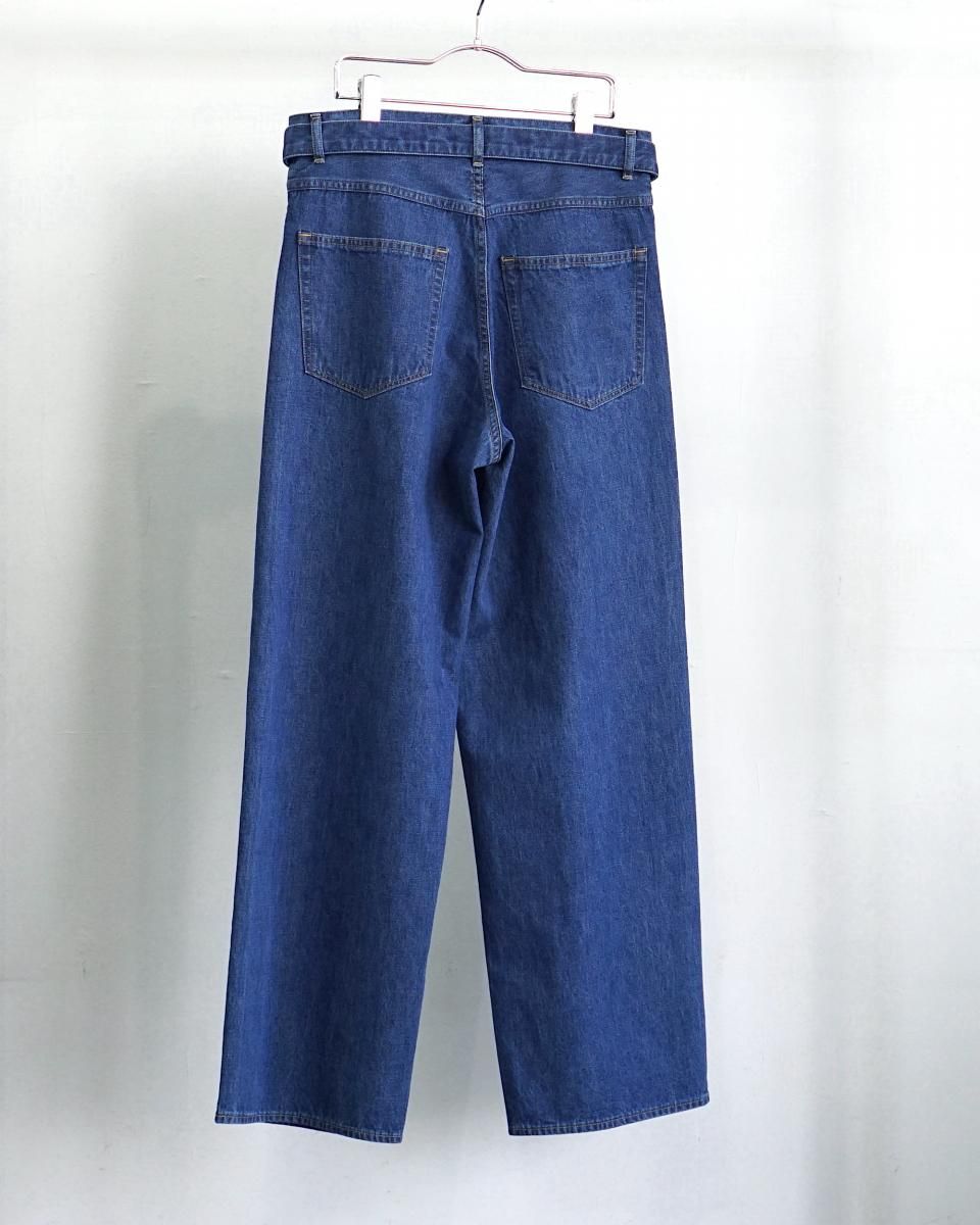 25SS AURALEE SELVEDGE LIGHT OZ DENIM BELTED PANTS 25SS AURALEE SELVEDGE LIGHT OZ DENIM BELTED PANTS