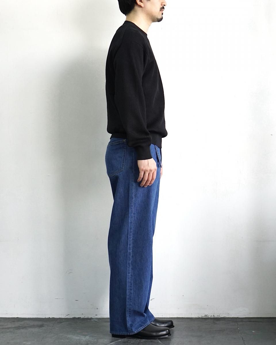 25SS AURALEE SELVEDGE LIGHT OZ DENIM BELTED PANTS 25SS AURALEE SELVEDGE LIGHT OZ DENIM BELTED PANTS