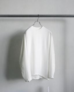 25SS nonnotte Draping C/N Pullover (Hard Twist Balance Jersey)/ N-25S-036*CL#GH