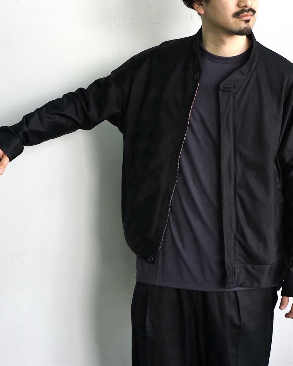 25SS nonnotte Draping Bias Sleeve Zip Up Blouson (Suvin Gold 25SS nonnotte Draping Bias Sleeve Zip Up Blouson (Suvin Gold