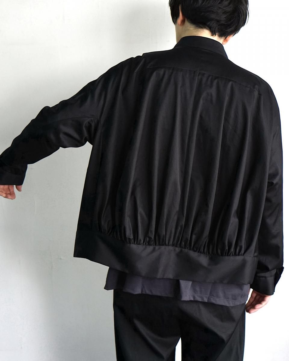 25SS nonnotte Draping Bias Sleeve Zip Up Blouson (Suvin Gold 25SS nonnotte Draping Bias Sleeve Zip Up Blouson (Suvin Gold