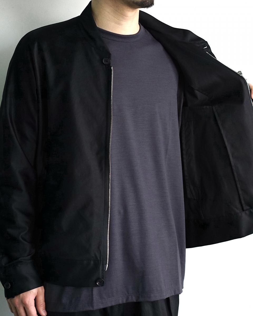 25SS nonnotte Draping Bias Sleeve Zip Up Blouson (Suvin Gold 25SS nonnotte Draping Bias Sleeve Zip Up Blouson (Suvin Gold