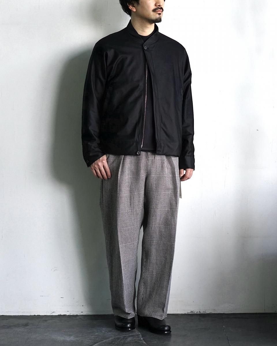 25SS nonnotte Draping Bias Sleeve Zip Up Blouson (Suvin Gold 25SS nonnotte Draping Bias Sleeve Zip Up Blouson (Suvin Gold