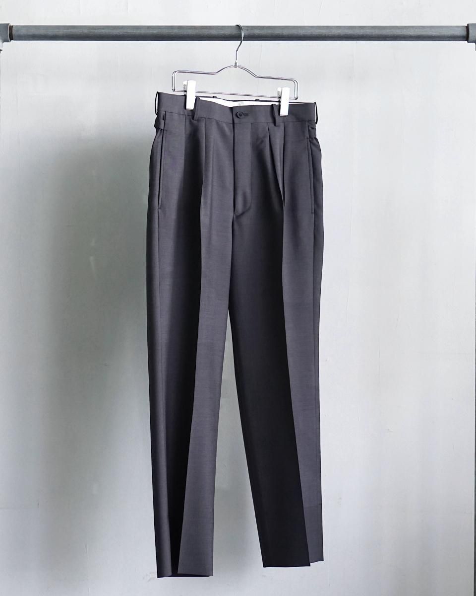 25SS MAATEE&SONS FOREVER SLACKS (WOOL MAHIR SHAMBRAY 25SS MAATEE&SONS FOREVER SLACKS (WOOL MAHIR SHAMBRAY