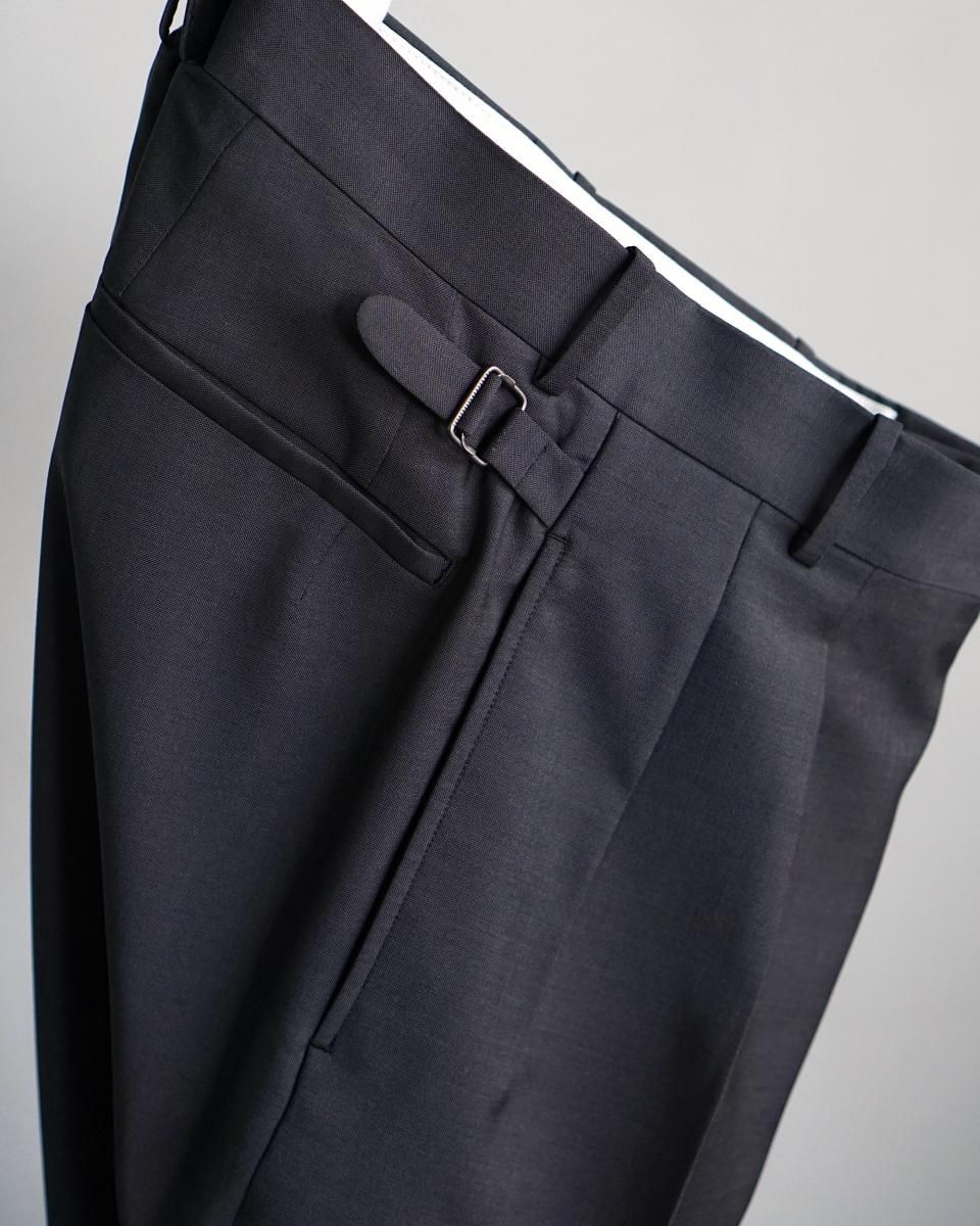 25SS MAATEE&SONS FOREVER SLACKS (WOOL MAHIR SHAMBRAY 25SS MAATEE&SONS FOREVER SLACKS (WOOL MAHIR SHAMBRAY