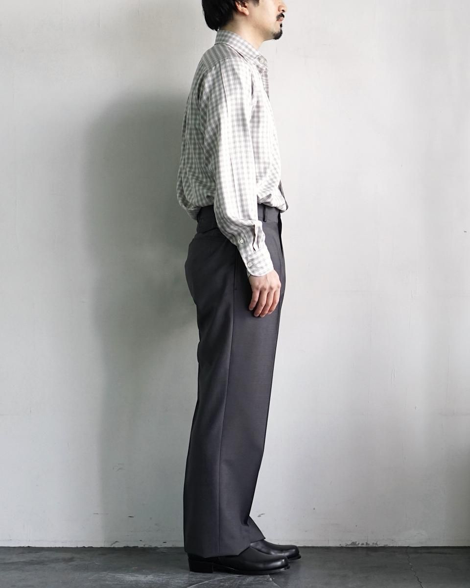 ファッションアイテム人気ランキング 25SS MAATEE&SONS SHAMBRAY MAHIR (WOOL SLACKS FOREVER パンツ